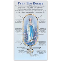 How to Pray The Rosary Folding Pamphlet - Single or Bulk