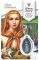 St. Dymphna - Mental Healing Wallet card with Medal