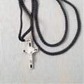 1.5 inch St. Benedict Crucifix on Black Cord