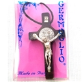 Germoglio 3" Crucifix with Benedictine Medal