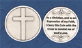Cross in My Pocket Prayer Coin