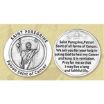 Saint Peregrine - Patron Saint of Cancer Prayer Coin