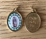 Our Lady of Guadalupe Gold Picture Medal