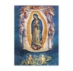 Our Lady of Guadalupe With Angels Wall Poster - 19" x 27"