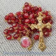 Divine Mercy Red Beads Rosary
