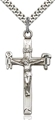 La Salette Crucifix Sterling Silver Pendant with 24-Inch Chain