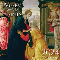 2024 Wall Calendar - Mary and the Saints