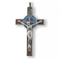 Enameled St. Benedict Crucifix on Cord
