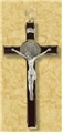 7.5 inch Brown and Gold St. Benedict Crucifix