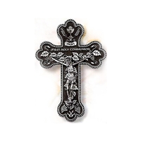 First Communion Pewter Wall Crucifix