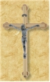 6 inch Gold Cross Metal Crucifix
