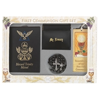 Blessed Trinity First Communion Gift Set - Black