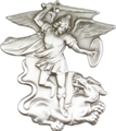 St. Michael the Archangel Keychain