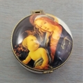 Madonna of the Book Porcelain Box