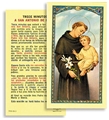 Trece Minutos a San Antonio Spanish Holy Card