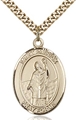 St Patrick Gold Filled Medal