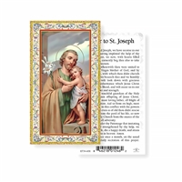 St. Joseph Paper Prayer Card - Pack of 100