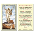 Risen Christ Easter Laminated Prayer Card