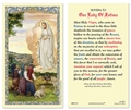 Novena to Our Lady of Fatima Laminated Holy Card