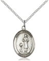 St Genesius Sterling Silver Medal