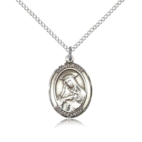 St Rose Sterling Silver Medal