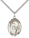 St. Susanna Sterling Silver Medal on 18-Inch Chain