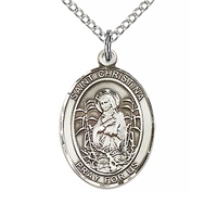 St Christina Sterling Silver Medal