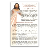 Examination of Conscience and Act of Contrition Card