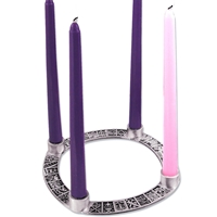 Jesse Tree Advent Wreath  - Candles Included