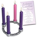 Mini Advent Taper Candles - 4-inch tall (Candles Only)