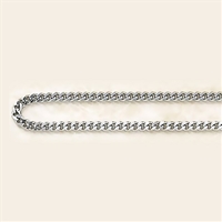 30-Inch Endless Stainless Steel Heavy Curb Chain - Single or Bulk