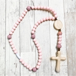 Cecilla Pink Silicone Breakaway Chews Life Rosary