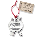 Teacher Pewter Ornament
