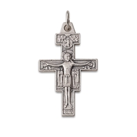 San Damiano Metal Crucifix - 1.5-Inch