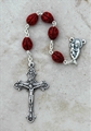 Ladybug Italian Glass Rosary