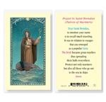 Prayer to Saint Brendan Laminated Prayer Card