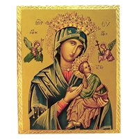 Our Lady of Perpetual Help Plaque - 7.5 x 9.5-Inch
