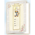 First Communion Remembrance Card- English