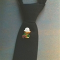 Black Tie with Chalice Pin