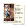 23rd Psalm Linen Prayer Card