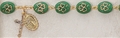 Gold Plated Irish Shamrock Stone Bracelet