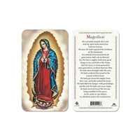 Our Lady of Guadalupe Magnificat Plastic Prayer Card