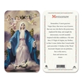 Queen of Heaven Memorare Plastic Prayer Card