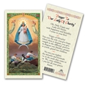 Our Lady of Charity Laminated Prayer Card
