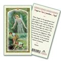 Guardian Angel with Children by River Laminated Prayer Card