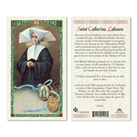 Saint Catherine Laboure Laminated Prayer Card
