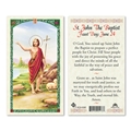 Prayer to St John the Baptist Laminated Prayer Card