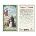 Saint Dominic Laminated Prayer Card