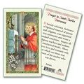Saint Charles Borromeo Laminated Prayer Card