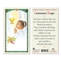 First Communion Girls Laminated Prayer Card